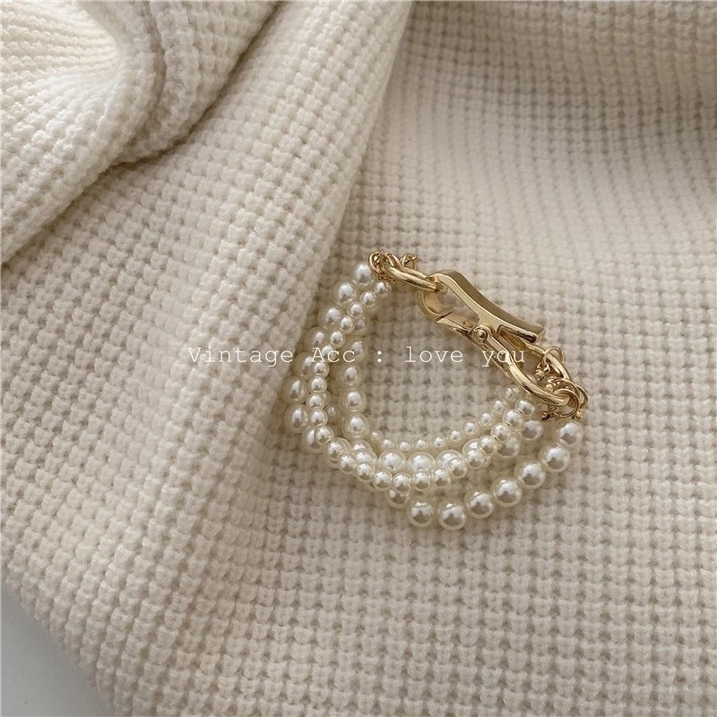 ELAINE PEARL BRACELET GELANG PEARL RANTAI TANGAN MUTIARA GELANG แฟชั่น JEWELERY