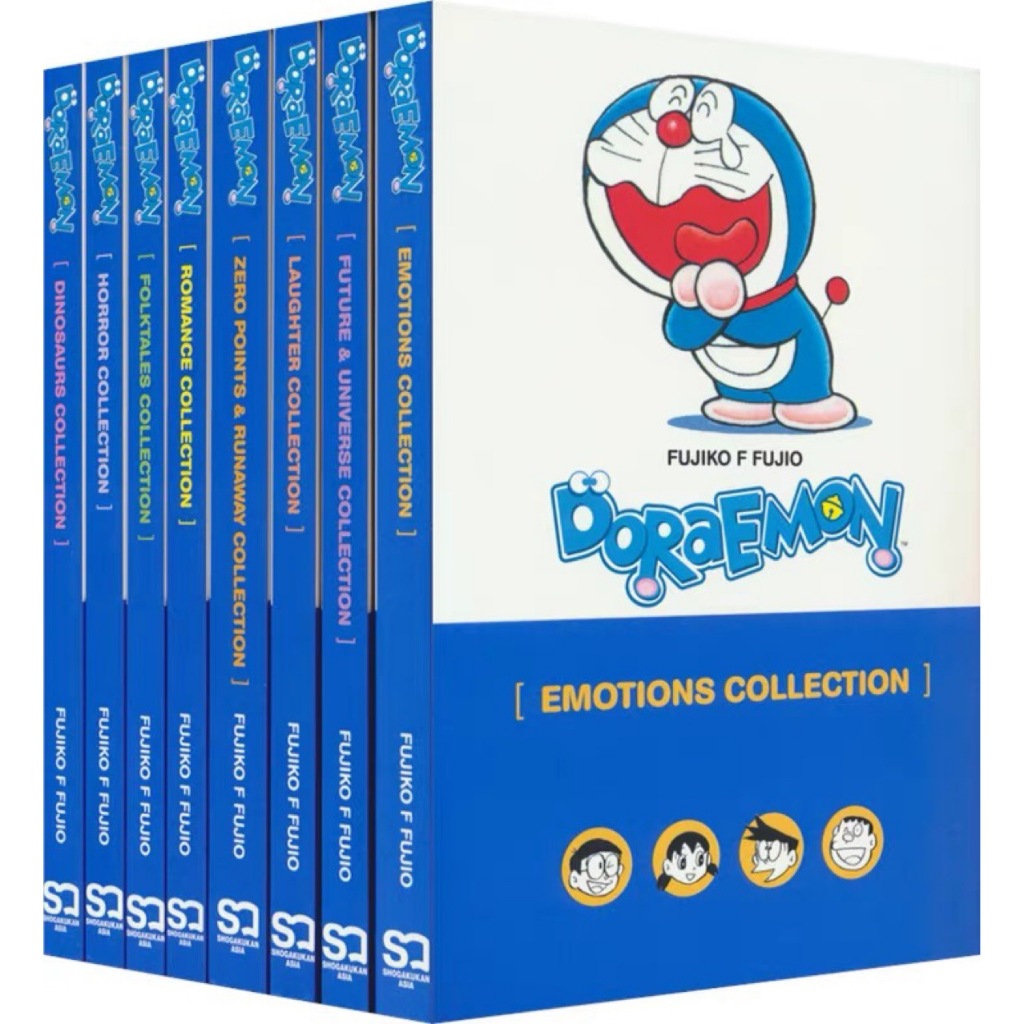 Doraemon Comics Collection 1-8 เล่มFujiko F Fujios Book หนังสือภาษาอังกฤษ