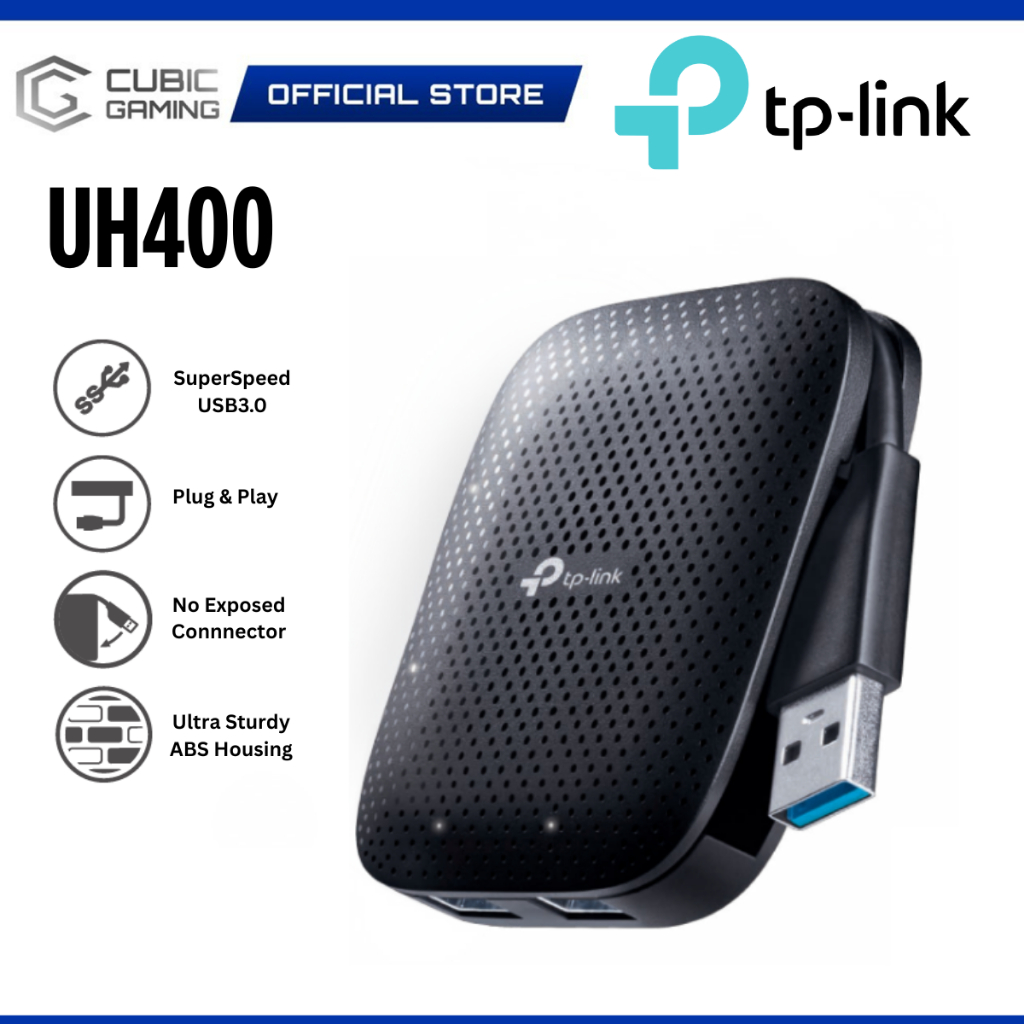TP-LINK UH400 4 PORTS CABLE / UH700 / UH720 (WITH 2 ช่องชาร์จ USB) USB 3.0 7 PORTS USB HUB พร้อมอะแด