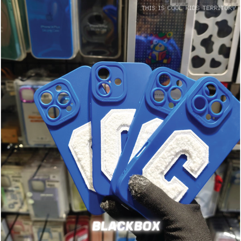 C7 C Blue Phone Case Cover Casing IP 13 Pro Max / IP 14 Pro Max / IP 15 Pro Max / IP 16 / IP 16 Pro 