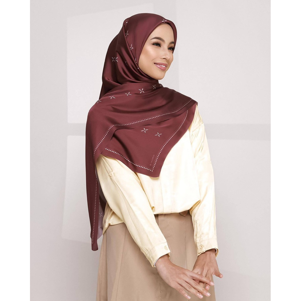Tudung Bawal Matte Silk Zuhair The HIjabco
