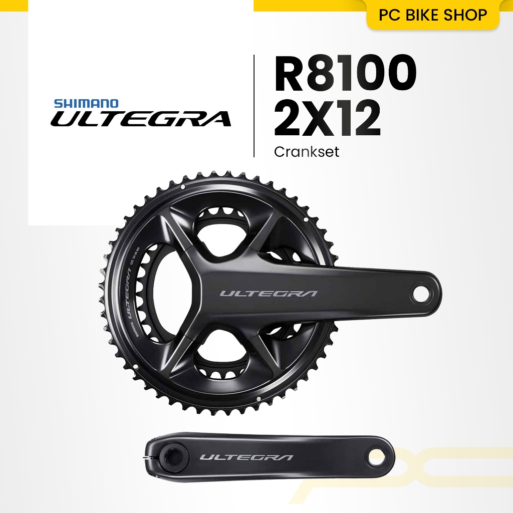 Shimano Ultegra IFC-R8100 2x12 ความเร็ว Crankset R8100 Crank Road Bike 12 ความเร็ว 12sp