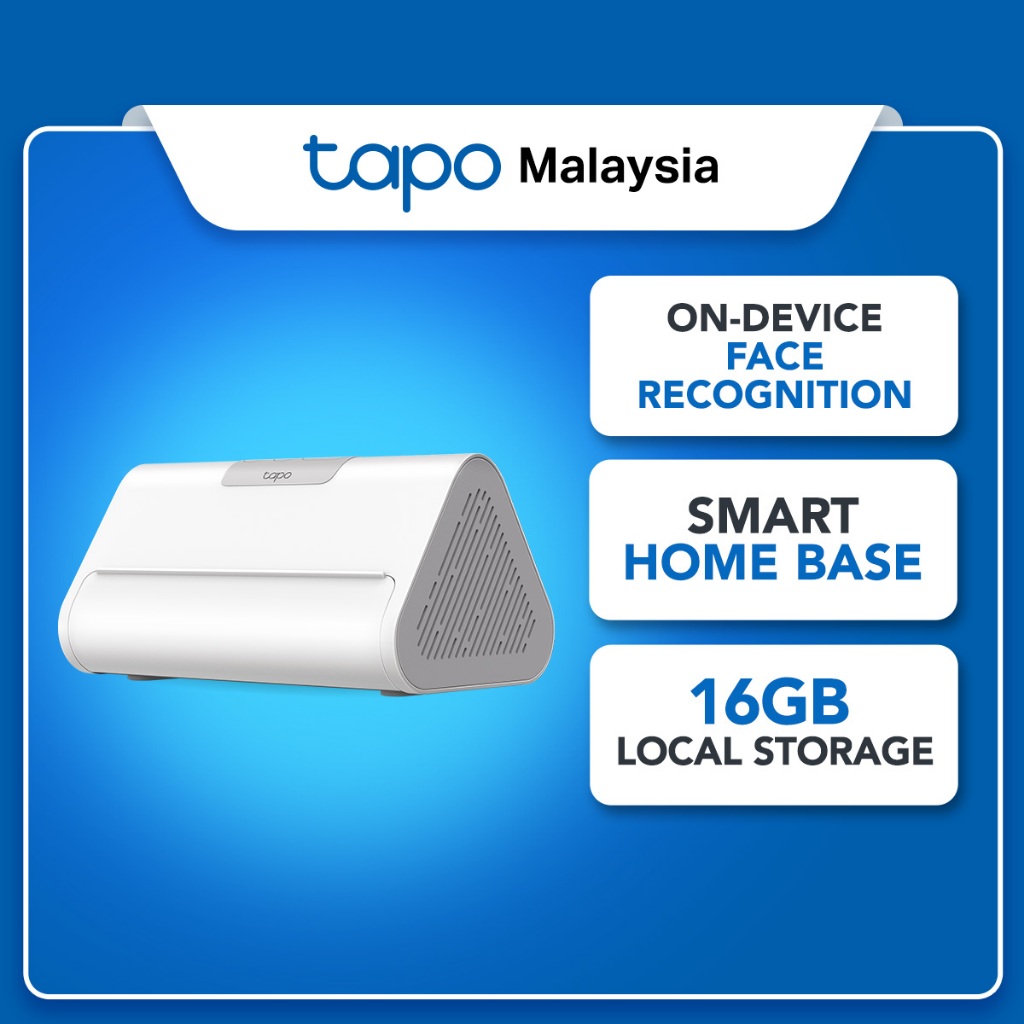 TP-Link Tapo H500 Smart HomeBase Hub 16GB Built-in Storage AI Detection รองรับกล้องสูงสุด 16 ตัว & 6