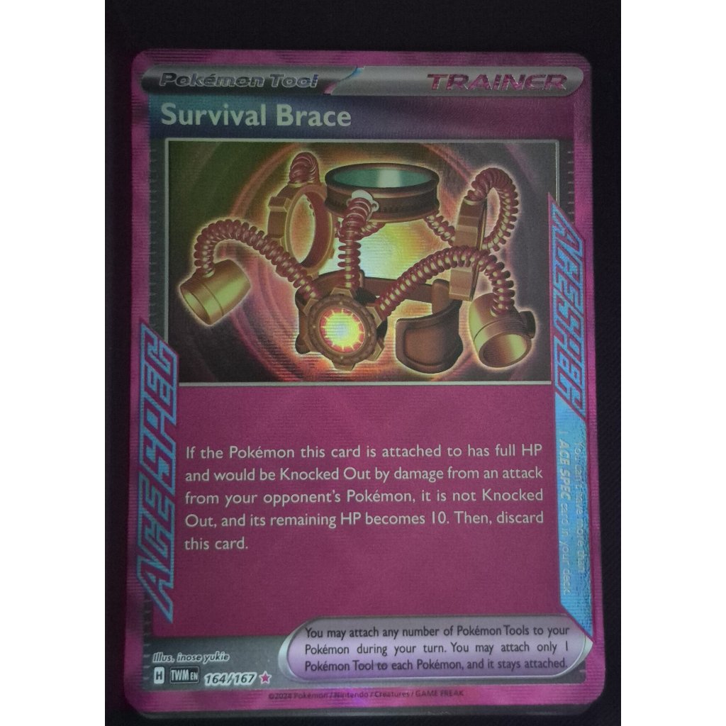 Pokemon TCG Survival Brace Ace Spec Twilight Masquerade