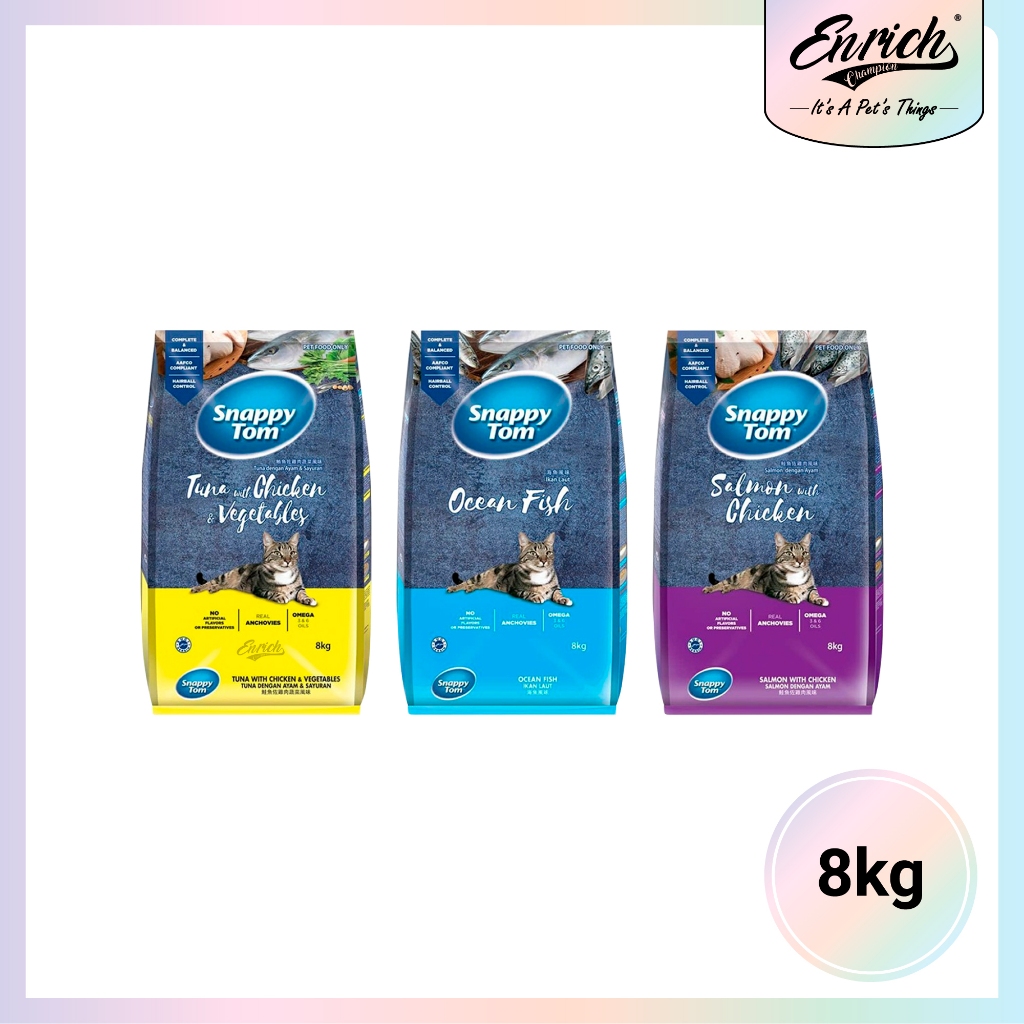 Snappy Tom Cat Food 8KG