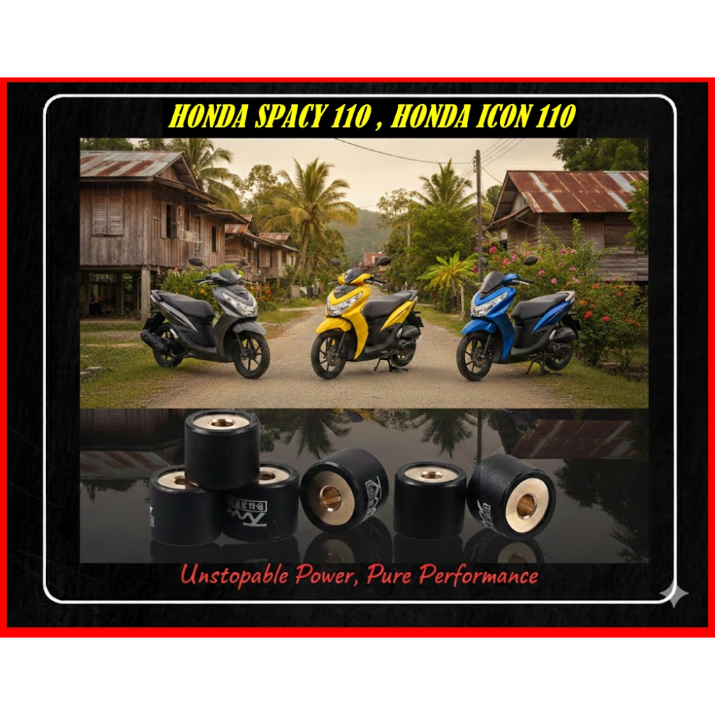 HONDA Pulley Racing Roller HONDA SPACY 110 HONDA ICON 110 SPACY 110 Pulley Roller Racing ICON