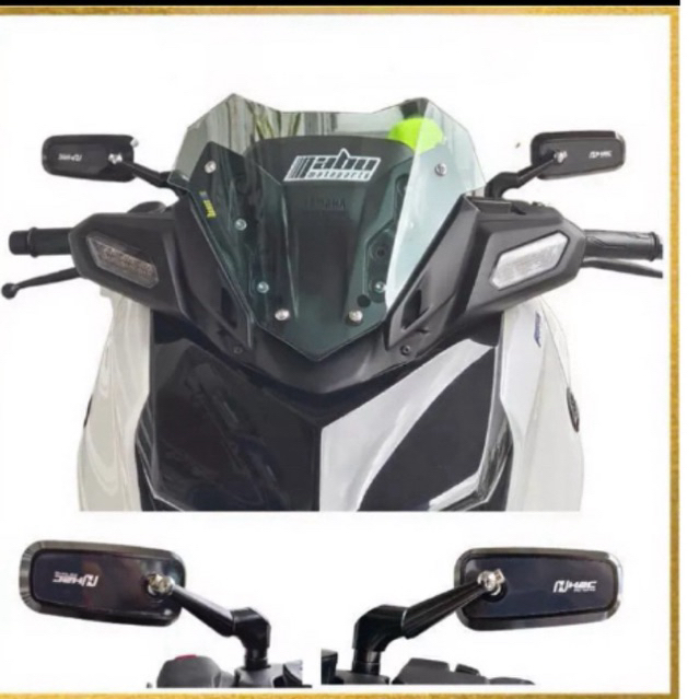 คุณภาพสูง H2C กระจกมองข้าง CNC (Naked) Universal -น้ําเงิน/ดํา