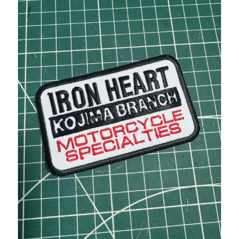 IRON HEART KOJIMA BRANCH MOTORCYCLE SPECIALTIES PATCH IRON ON