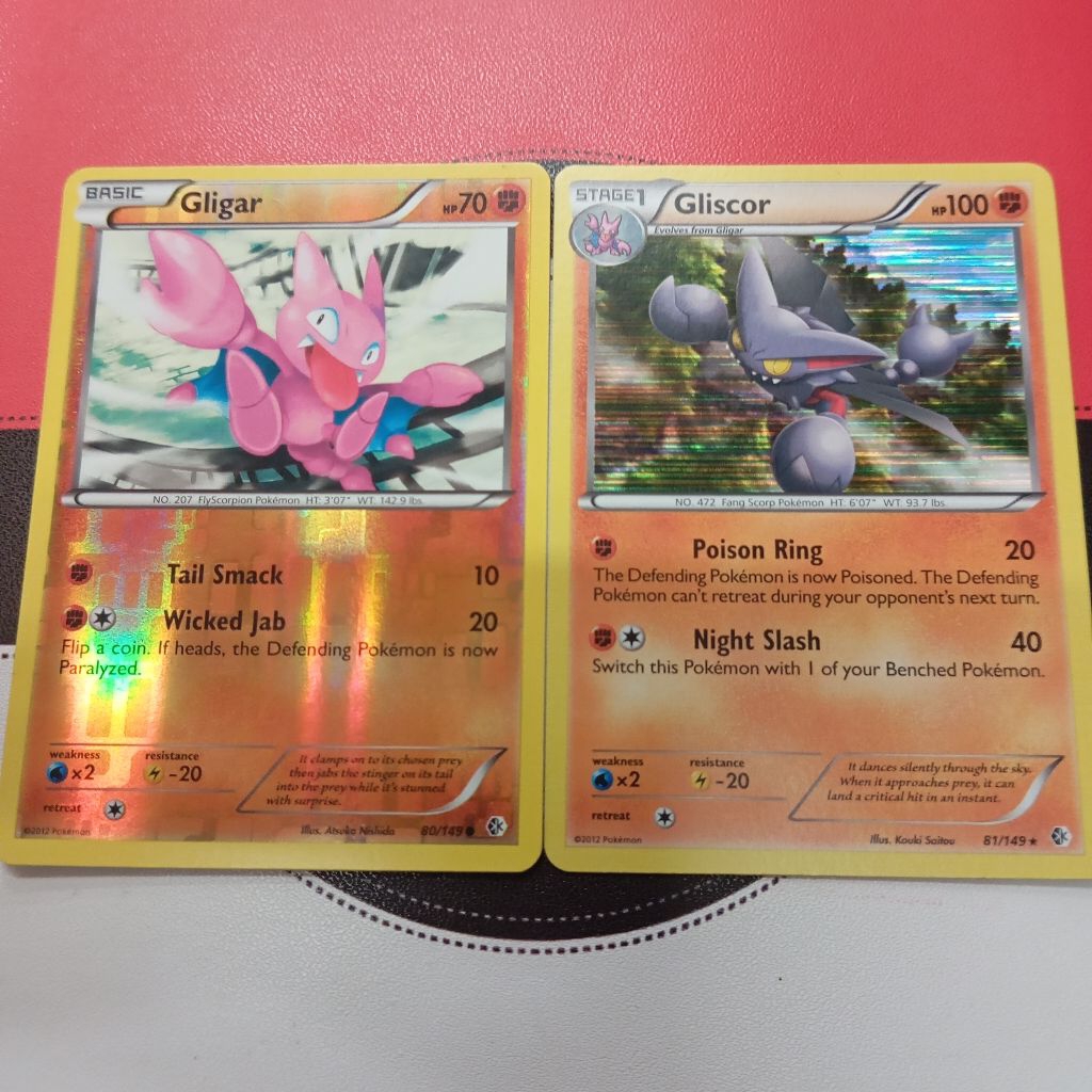 Pokemon TCG - Gligar & Gliscor 80 & 81/514 - Boundaries Crossed
