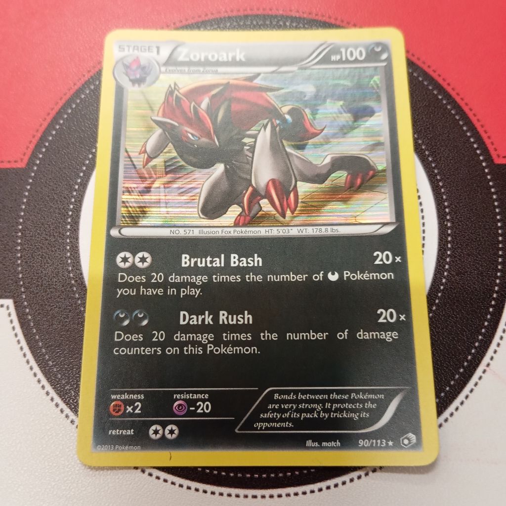 Pokemon TCG - Zoroark 90/113 - สมบัติในตํานาน