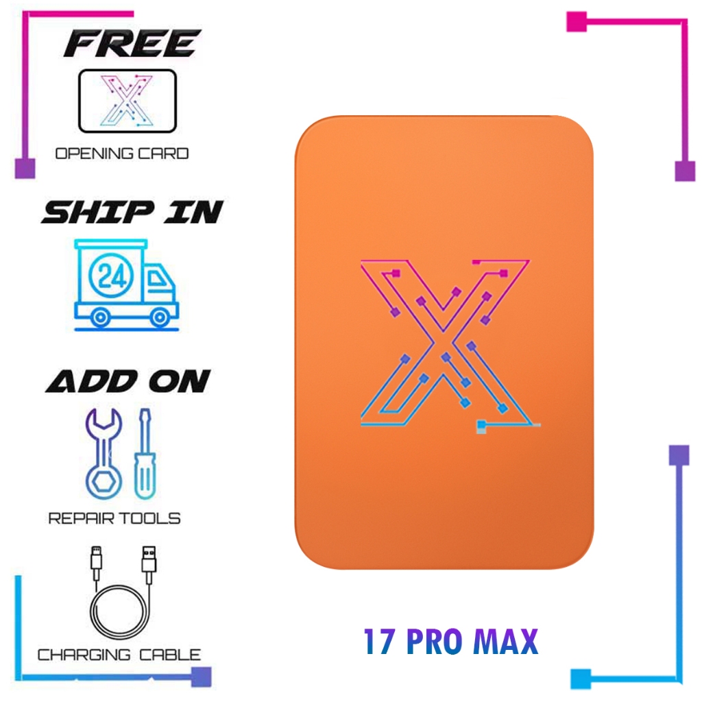 ฝาหลังสําหรับ IP 17 PRO MAX (กระจกหลัง)