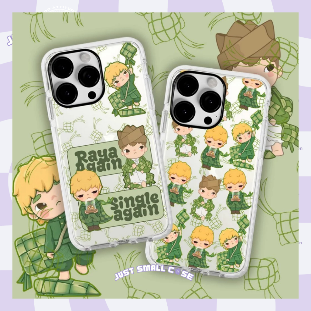 HIRONO PRINCE RAYA AGAIN KETUPAT กันชนเคสใสปลอกสําหรับ iPhone 17 PRO MAX 17 AIR 16 PLUS 15 PRO MAX 1