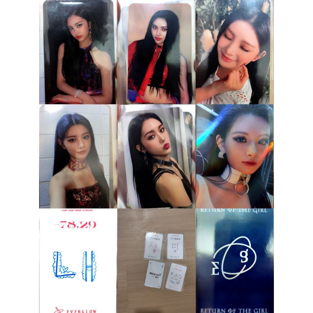EVERGLOW AISHA YIREN -77.22X-78.29 PHOTOCARD