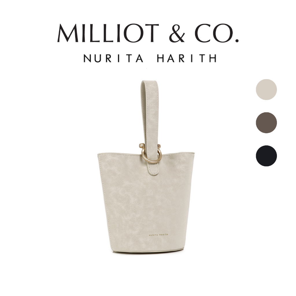 Milliot & Co Nellie Petite Top Handle Bucket Bag