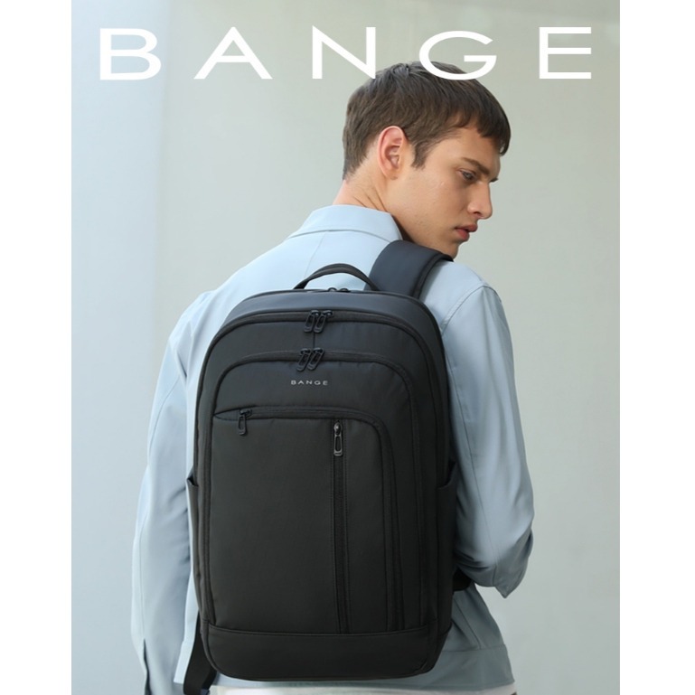 Bange Flow Trend Stylish Business Laptop Backpack Simple Big Capacity Laptop Backpack (15.6")
