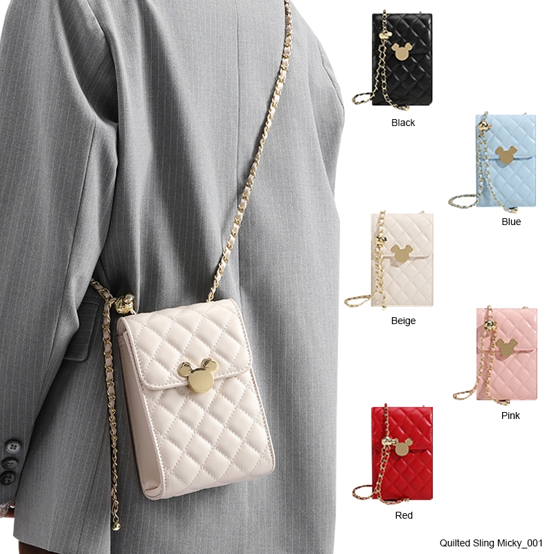 (Stok Sedia Ada) Beg Silang Bowling Berlapik Premium Quilted Bowling Slingbags