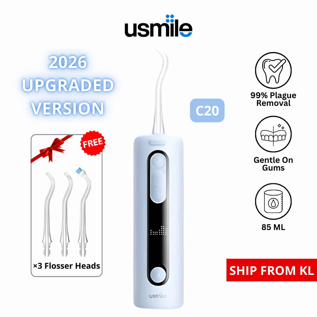 USMILE C10 Water Flosser ทําความสะอาดฟัน Water Floss Oral Irrigator ฟัน Flosser 180ml