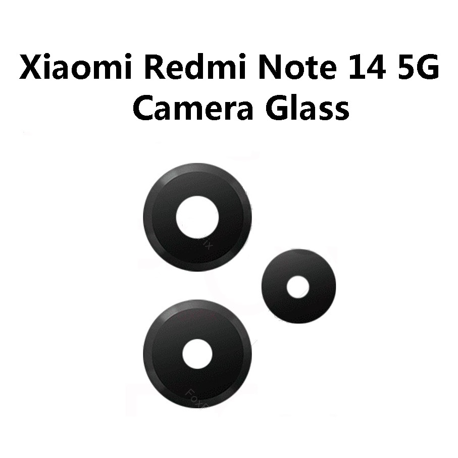 Xiaomi Redmi Note 14 5G / Note14 5G ( 24094RAD4G ) ฝาครอบเลนส์กระจกกล้องหลังด้านหลังสําหรับซ่อม Crac