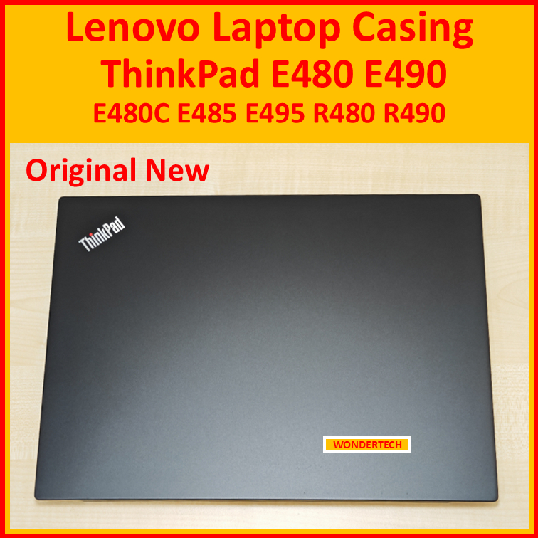 Lenovo ThinkPad E480 E490 E490S แล็ปท็อป A ปลอก E480C E485 E495 R480 R490 LCD BACK COVER CASE