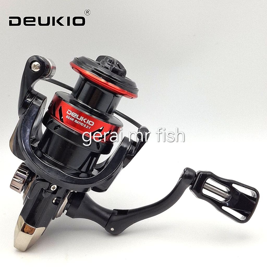 DEUKIO FS 1000 spinning UL ultra light prawn รอกตกปลากันน้ํา