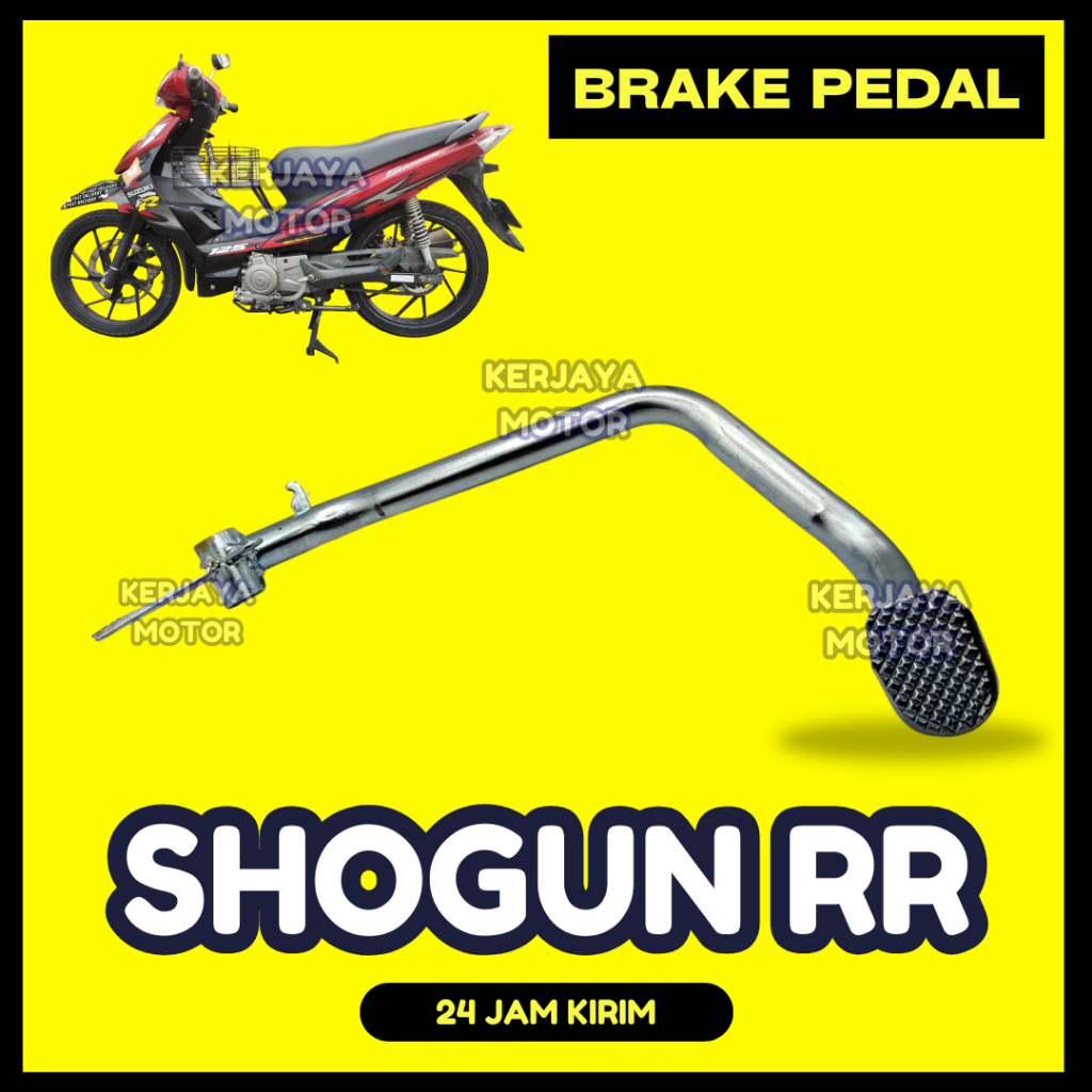 เบรค PEDAL SHOGUN RR - SHOGUN 125 RR รุ่นแรก SHOGUN125RR PEMIJAK KAKI BREK BATANG BREK PADAL