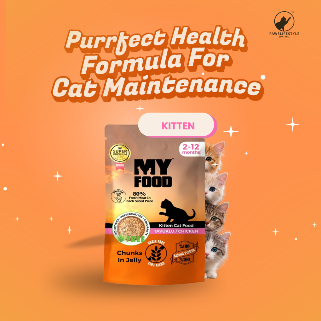 HALAL MyFood CHICKEN (KITTEN) อาหารแมว 85g – อาหารเปียกสําหรับแมว – PAWSLIFESTYLE