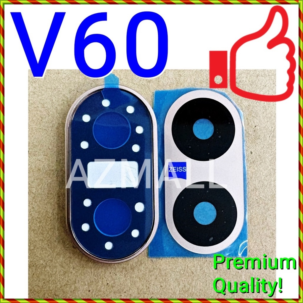 (เปลี่ยนกระจกแตก) ใหม่กรอบฝาครอบเลนส์กล้องด้านหลังสําหรับ Vivo V60 / V2511