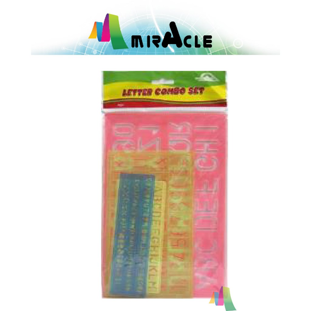 4IN1 ALPHABET LETTERS RULER