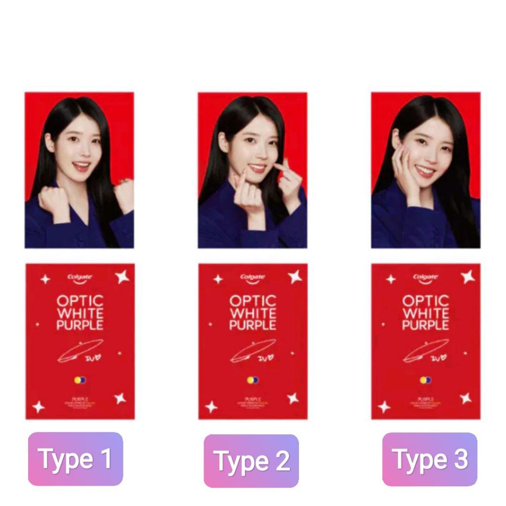 [Colgate feat IU] IU Lee Ji-eun Photocard Collection Limited Edition K-pop
