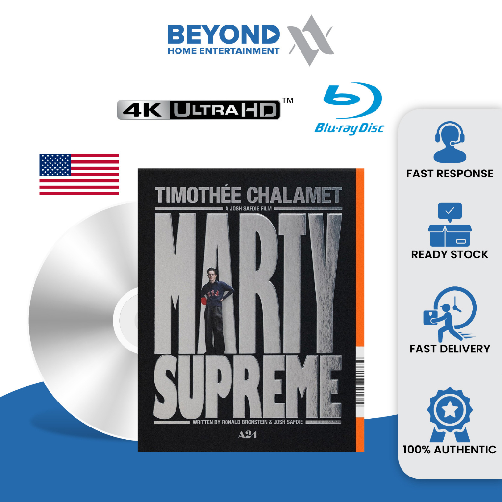 Marty Supreme Digipack (A24 Exclusive) [4K Ultra HD + Bluray]