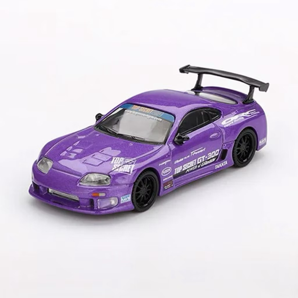 Mini GT 1067 Toyota Supra (A80) Top Secret GT-300 Top Secret Purple 1/64