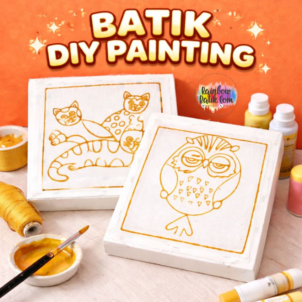 - สี DIY BATIK (CANVAS & CARDBOARD เท่านั้น)