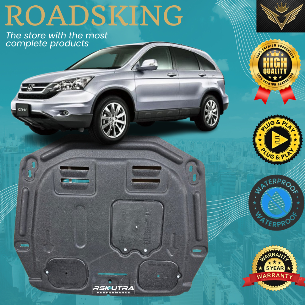 HONDA CRV 2007~2012 ตัวจํากัดเครื่องยนต์ภายใต้การป้องกันฝาครอบ SKID PLATE PP FACTORY การรับประกัน 5 