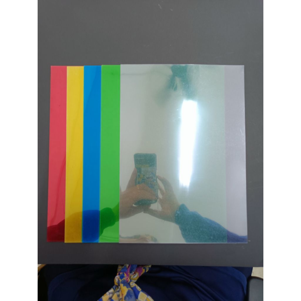 10 แผ่น - A4 Colour / Clear hard Sheet PVC Cover