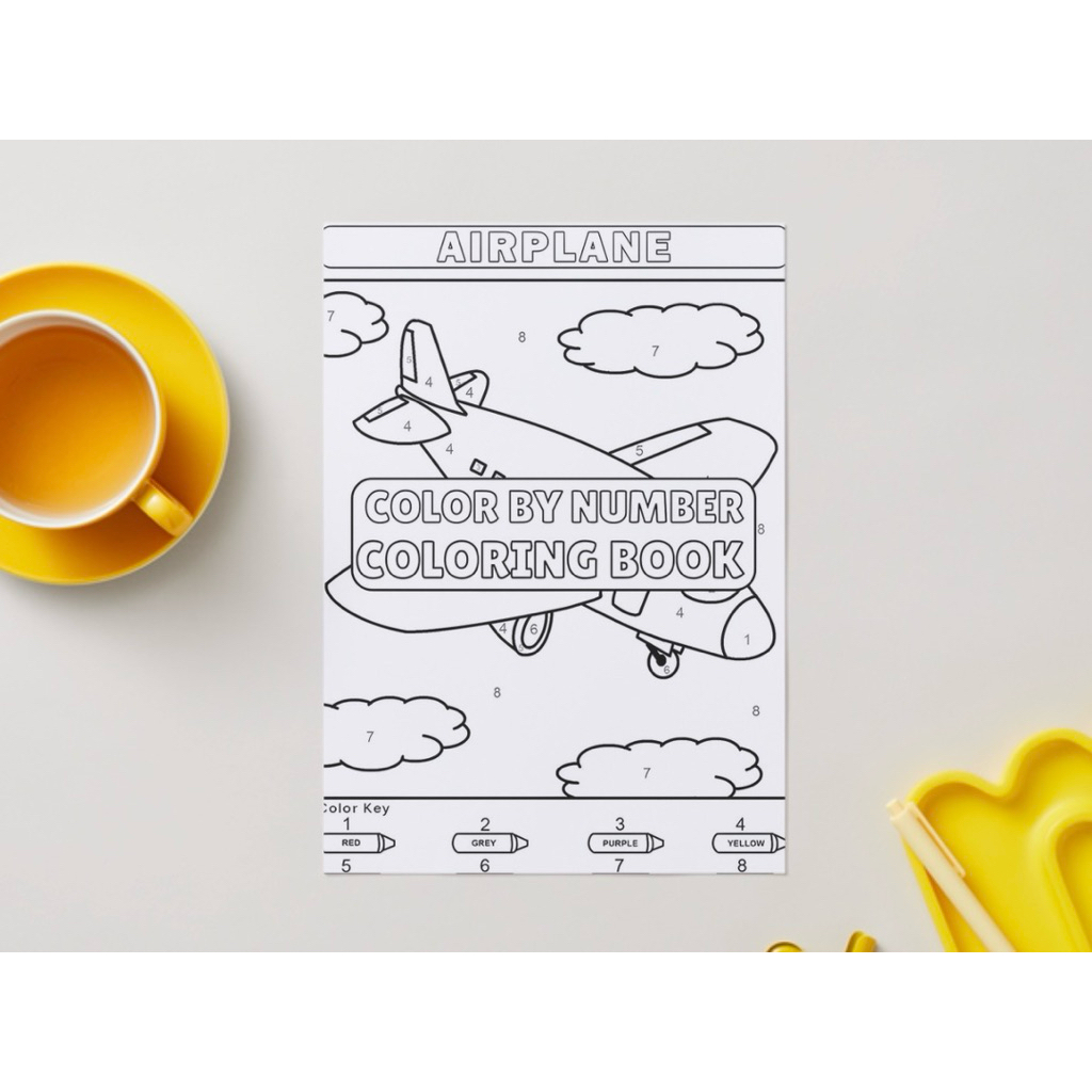 สีโดย NUMBER COLORING 49 PAGES RANDOM COLORING PAINTING PAPER สําหรับ CHILDREN และผู้ใหญ่ hi