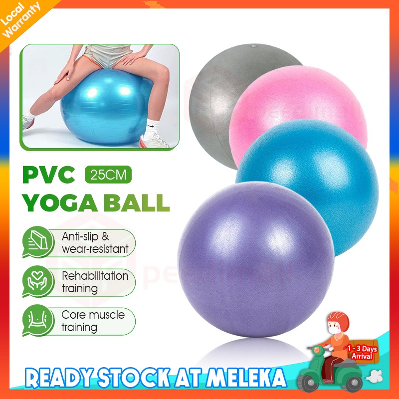 25 ซม.โยคะ Ball กีฬาฟิตเนส Core Ball Bola Pilates Balance Ball นวดสําหรับกระชับสัดส่วนการออกกําลังกา