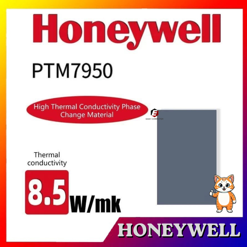 Honeywell PTM7950 แผ่นความร้อน 8.5W/mk เฟสเปลี่ยนจาระบีซิลิโคน CPU แผ่นนําไฟฟ้าความร้อน