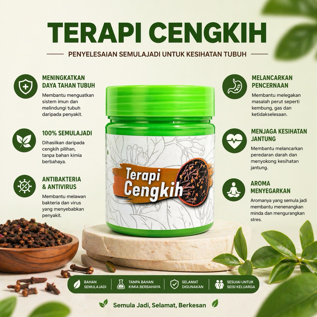 Clove Therapy – Clove Aroma สําหรับหวัด คัดจมูกและบรรเทาการหายใจ