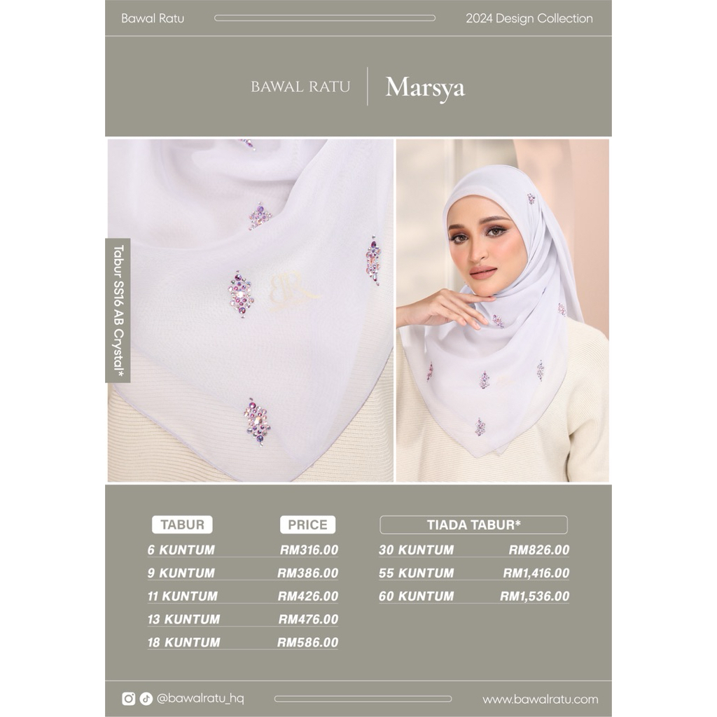 BAWAL RATTU DESIGN MARSY 9 KUNTUM