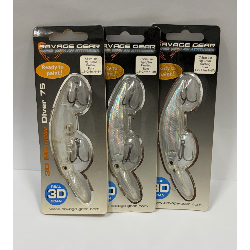 SAVAGE GEAR 3D MINNOW DIVER 75