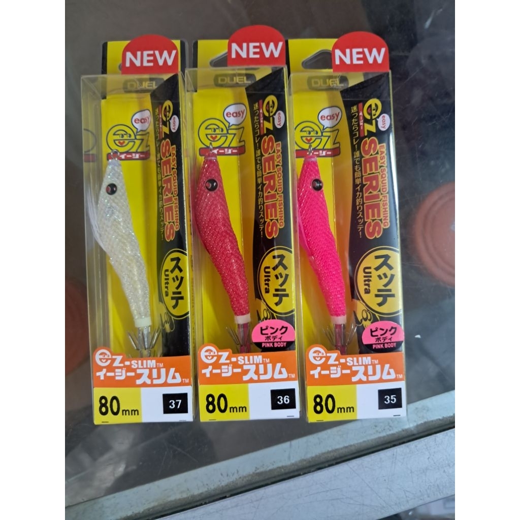 Duel EZ Slim Squid 80mm / Candat sotong udal ez / candak sotong CANDAT SOTONG