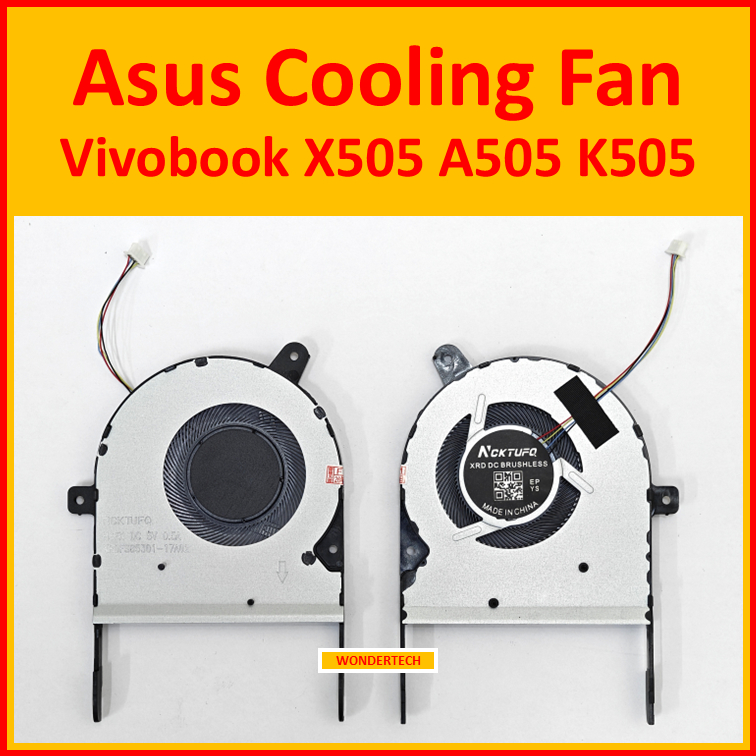 Asus Vivobook X505 A505 K505 พัดลมระบายความร้อน A505B A505Z X505B X505Z K505B