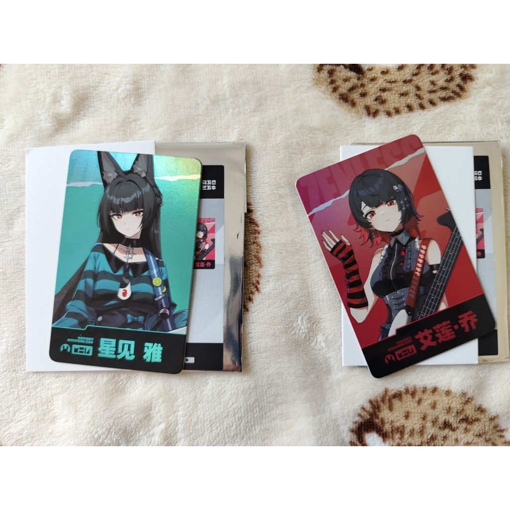 STOK ZENLESS ZONE ZERO ZZZ FES LIMITED HOLO CARD HOSHIMI MIYABI ELLEN JOE เกม MERCHANDISE