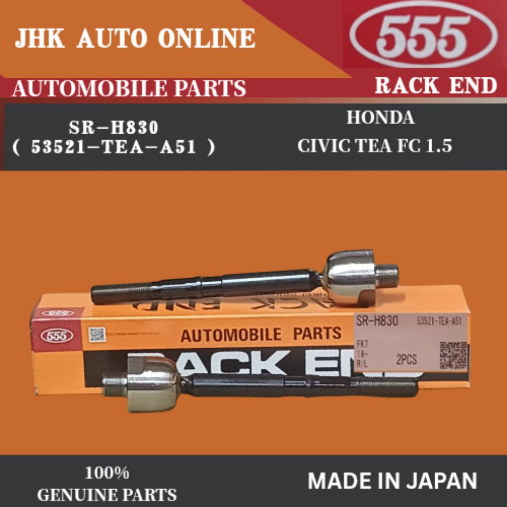 SR-H830 STEERING RACK END HONDA CIVIC TEA FC 1.5 TURBO 100% ใหม่ THREE FIVE