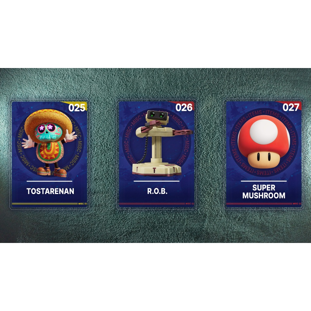 ชุดการ์ดสะสม Mario Galaxy Movie 9 การ์ดรูปถ่ายคุณภาพสูง