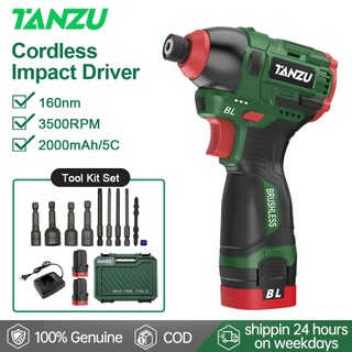 TANZU TZ-S160 16.8V Brushless Cordless Electric Screwdriver High Torque Power Drill DIY Repair Tool