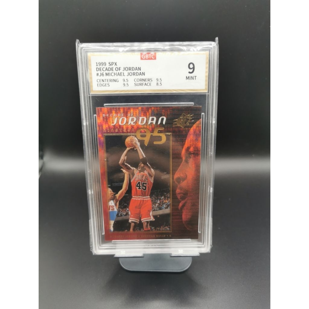 การ์ด nba 1999-00 Upper Deck SPx decade of Jordan j6 MICHAEL JORDAN