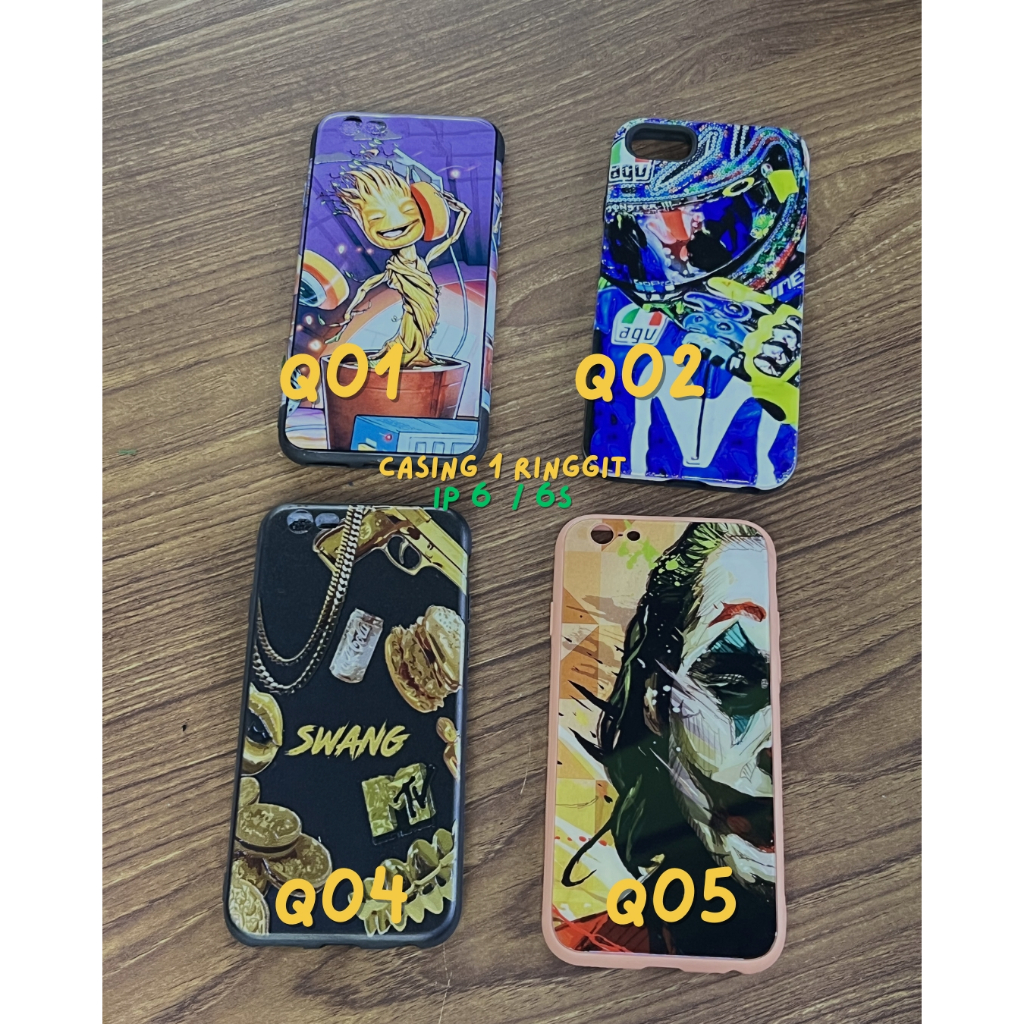IP 6 / 6SCASING SERINGGIT - Clearance / Ip Phone Case / Phone Case