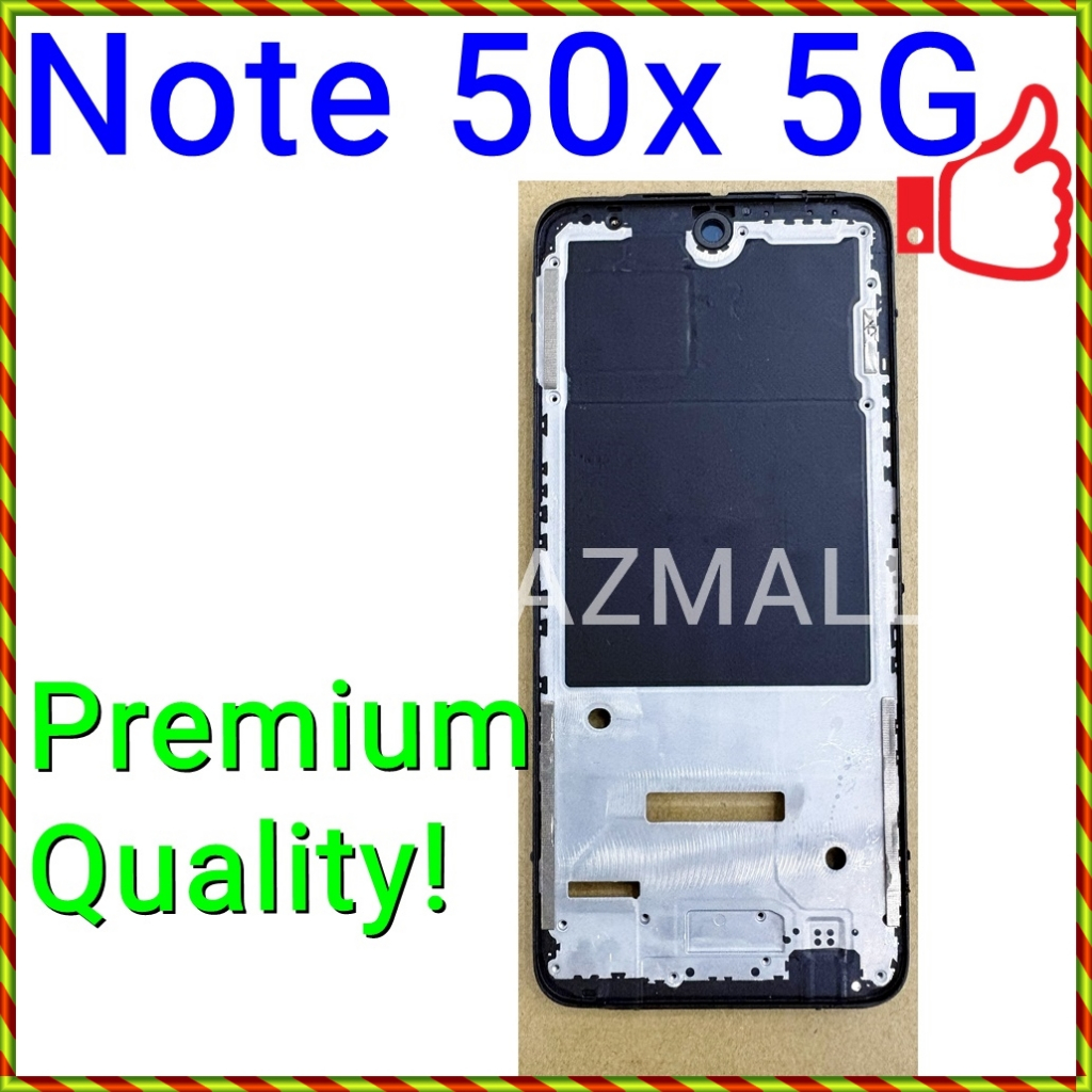 ใหม่กรอบกลางแผ่นโลหะ LCD Bezel Center Board HOUSING สําหรับ Infinix หมายเหตุ 50x 5G / X6857B X6857