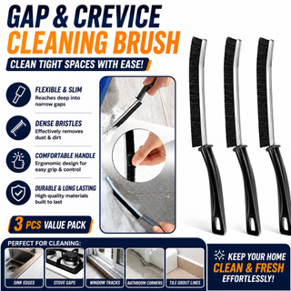 Bathroom Tile Crevice Brush Gap Cleaner Floor Window Track Cleaning Tool